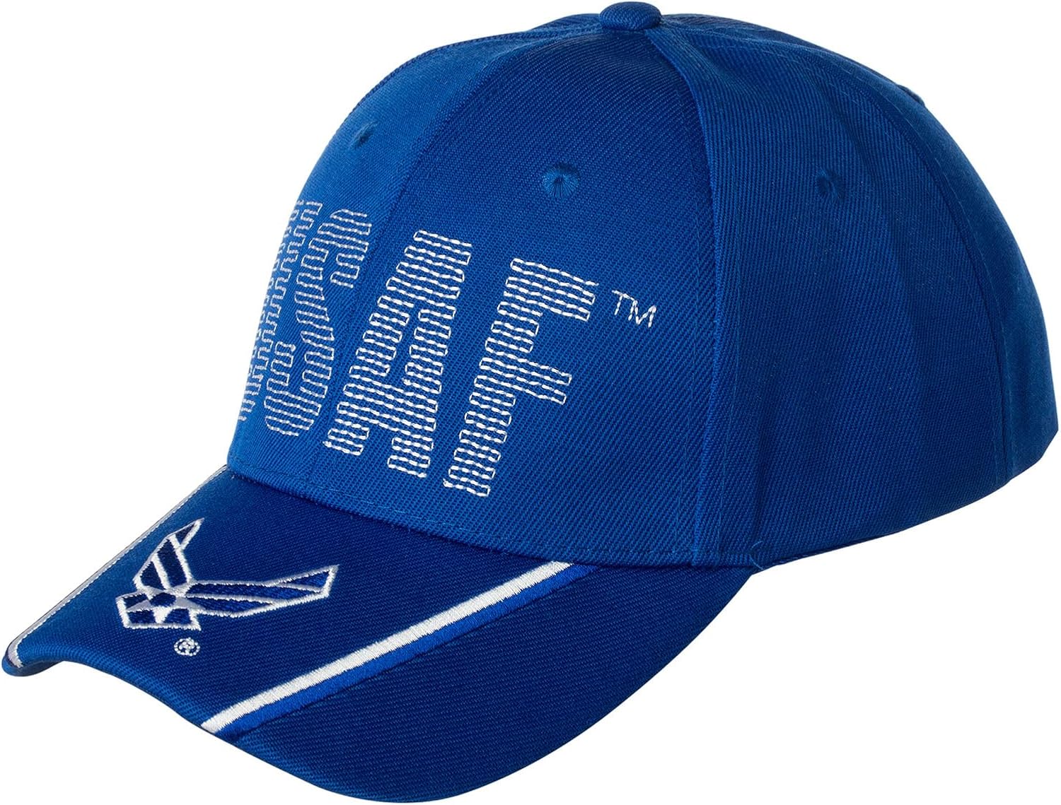 Artisan Owl Officially Licensed USAF with Air Force Symbol on Bill Embroidered Baseball Cap - Image 2