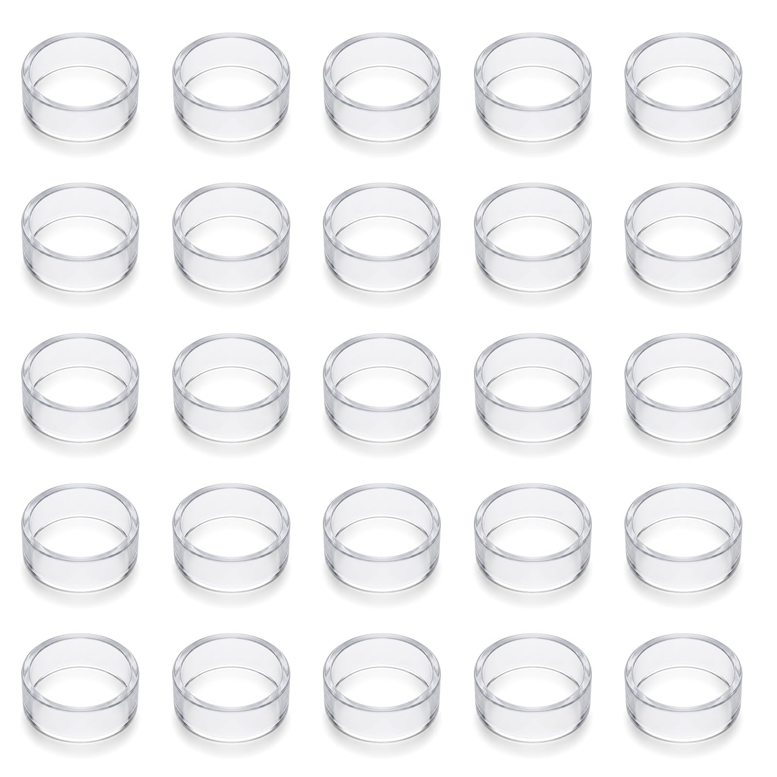 HJZHII 30Pcs Clear Baseball Holder, Acrylic Sphere Display Stand
