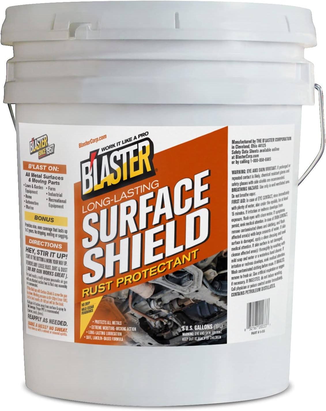 B'laster 5SS Surface Shield Bulk 5Gal Pail, Multi
