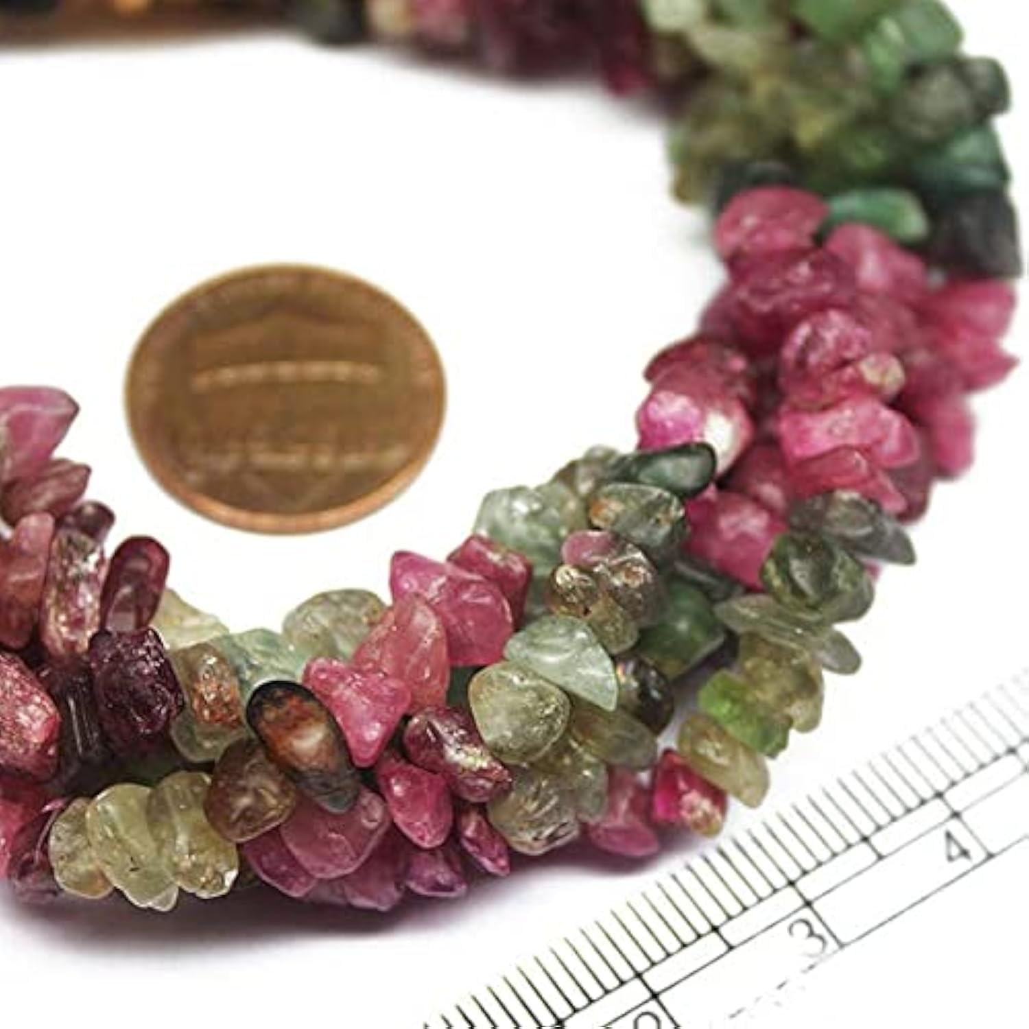 Tourmaline multicolore en pépites de 5 à 8mm pour personnaliser vos ateliers bijoux d'été