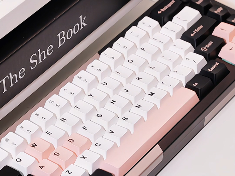 Amazon.com: KBDiy Olivia Female keycaps PBT Double Shot Keycap Set