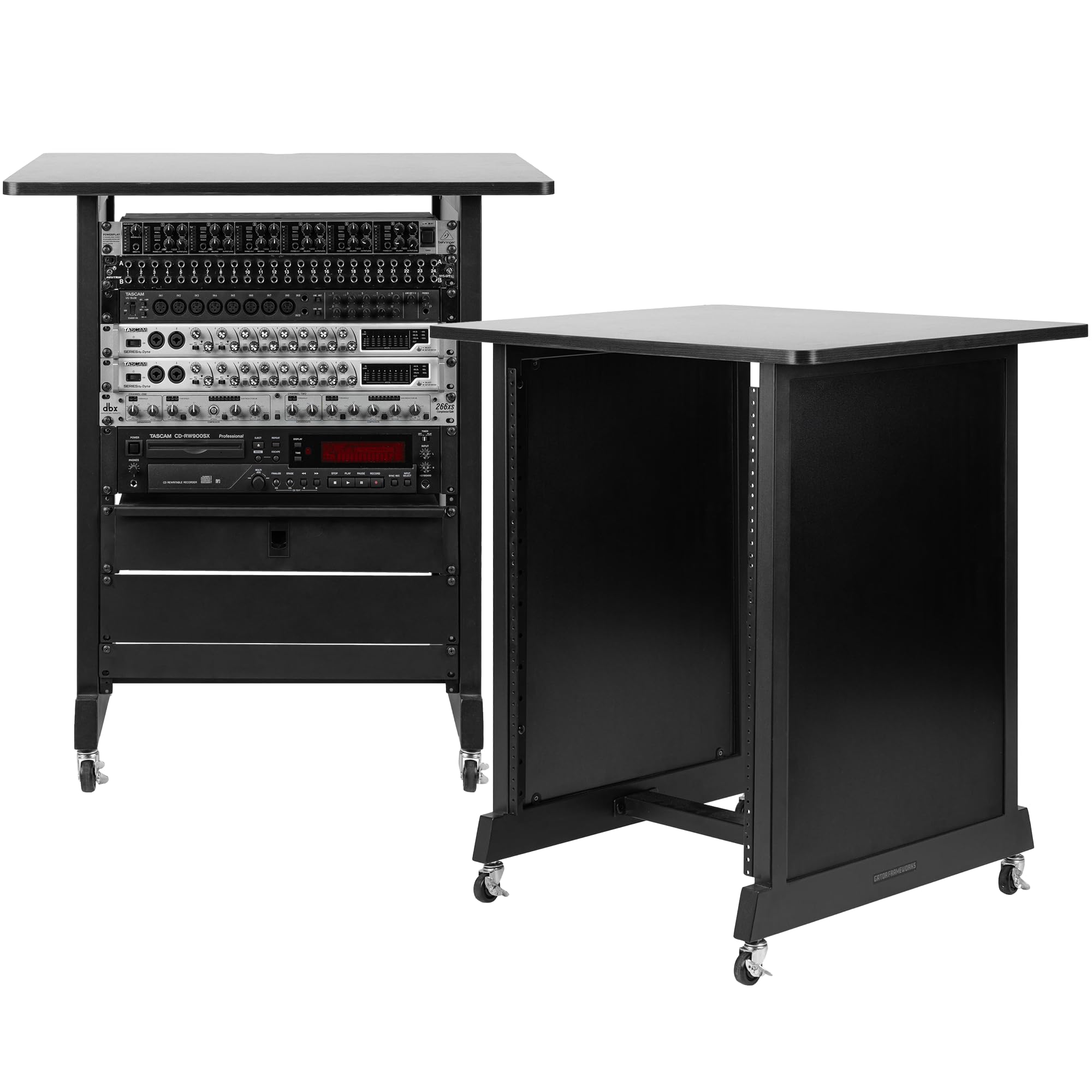 Amazon.com: Gator Frameworks Rok-It Studio Series 14U Wood Rack