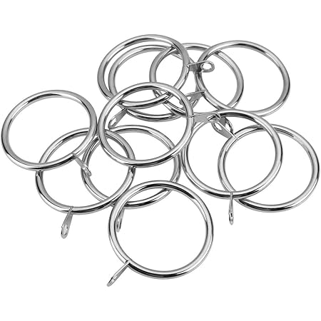 uxcell Anelli per tende in metallo, diametro interno 28 mm, per aste per tende, in rame, 28 pezzi