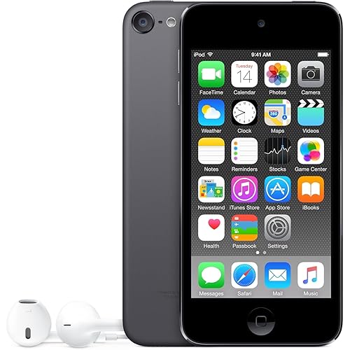 Music Player Black 128 GB Compatible with lTouch 6th Generation, with Accessories(New)