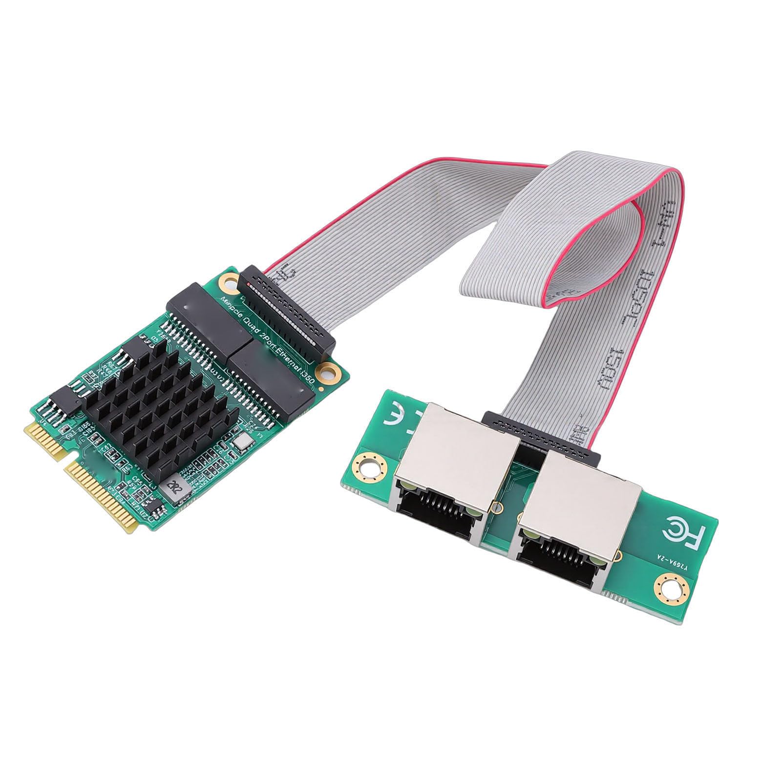 Scheda Adattatore di Rete Mini PCIe Gigabit, Doppia RJ45 Mini