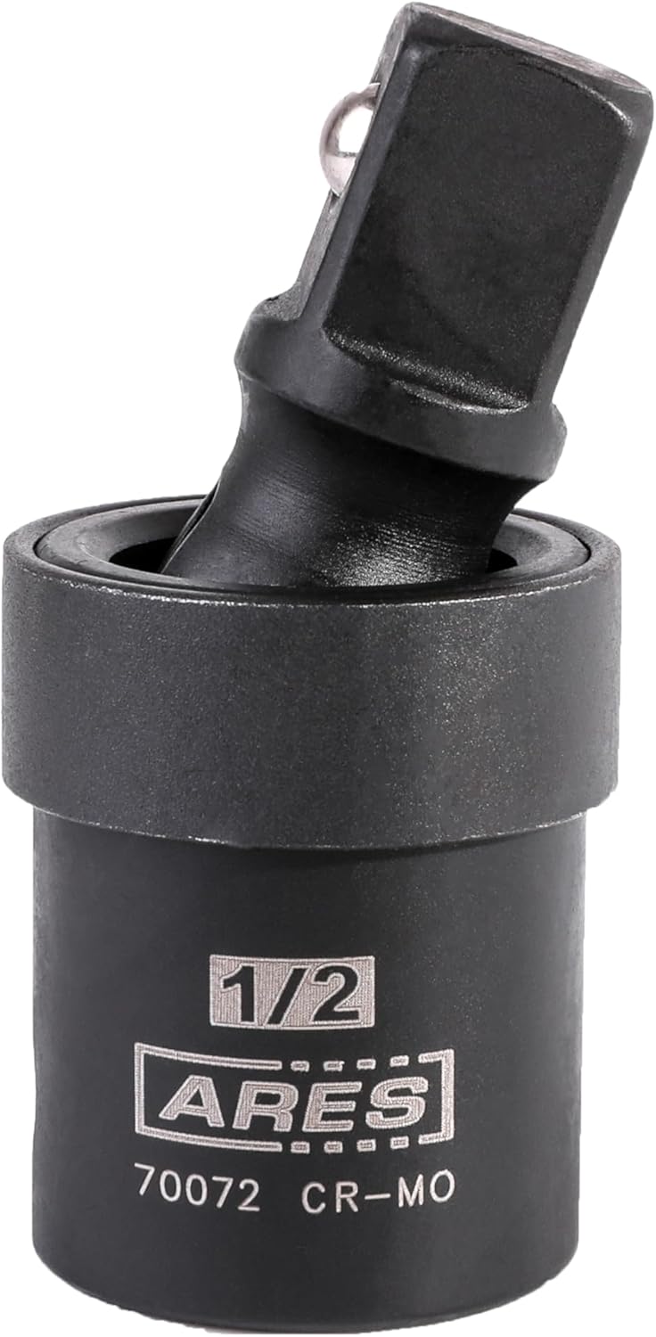 ARES 70072-1/2-inch Drive Impact Universal Joint - Chrome Moly U-Joint Socket Accesses Hard to Reach Fasteners