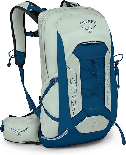 Vista 15 de Osprey Talon 22L Mochila de senderismo ligera para hombre, mochila pequeña para viajes y campamento, gris fantasma/carbón oscuro