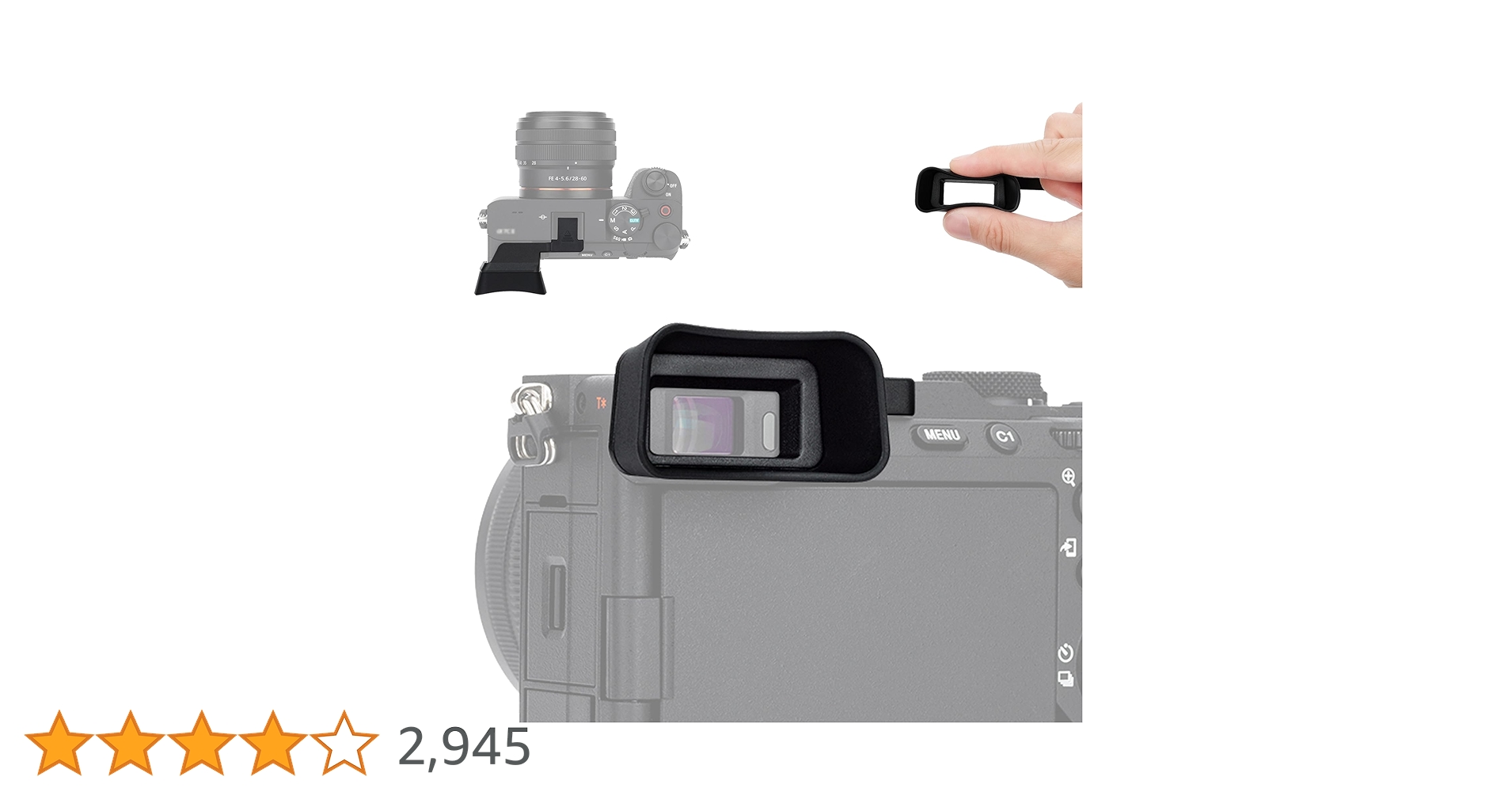 SONY - クレマ 【美品】SONY a7c iiシルバー + 社外アイカップ Amazon | SmallRig カメラ用アイカップ アイピース α7C II/α7CR