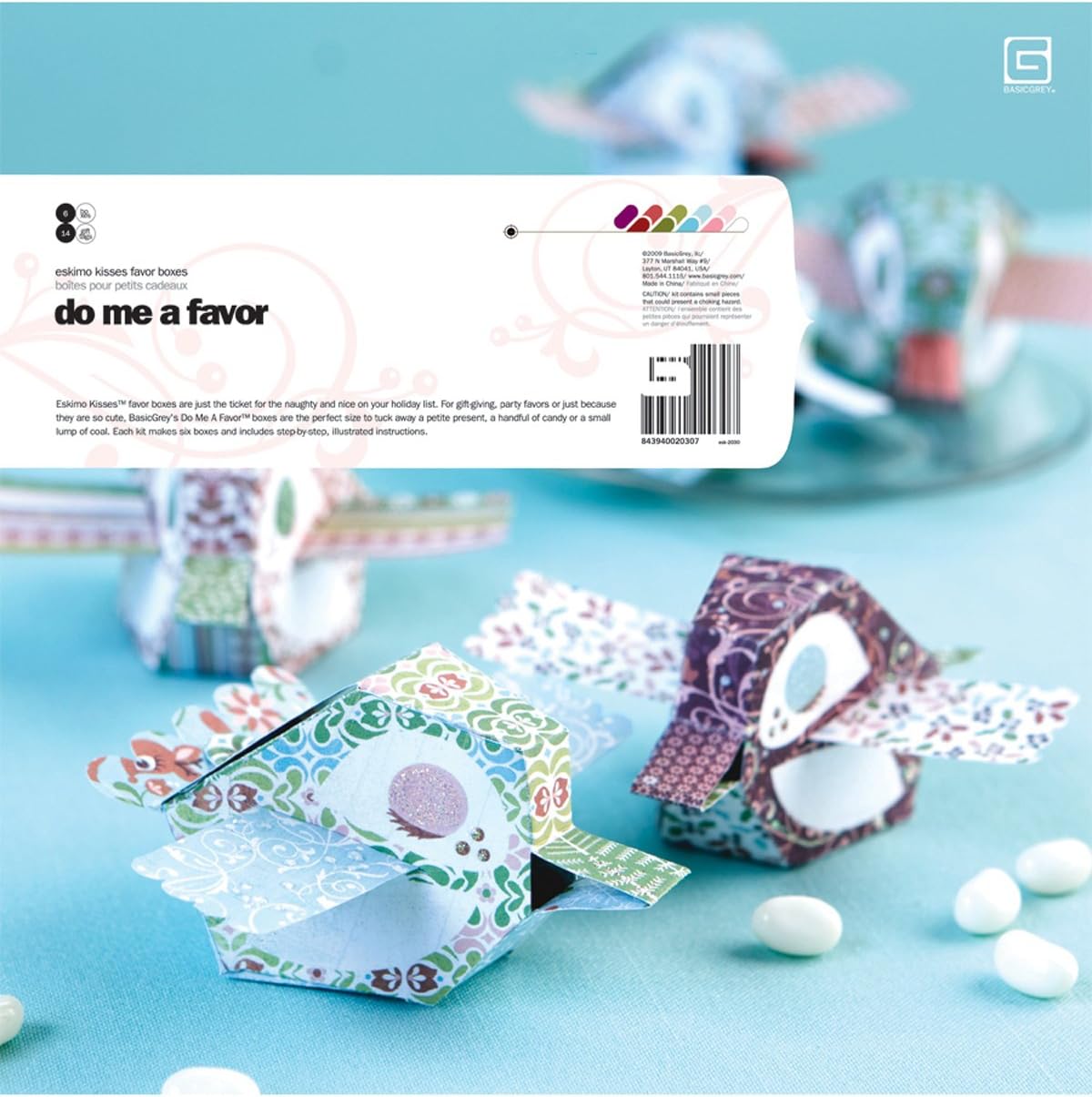 Eskimo Kisses Do-Me-A-Favor Box Kit, Makes 6