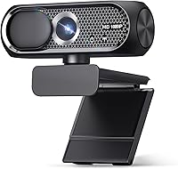 Shcngqio TWC29 1080P HD Webcam with Noise-Canceling Mic, Privacy Cover, Wide-Angle Lens, Auto Light Correction - Plug & Play for Zoom, Streaming, PC, Mac