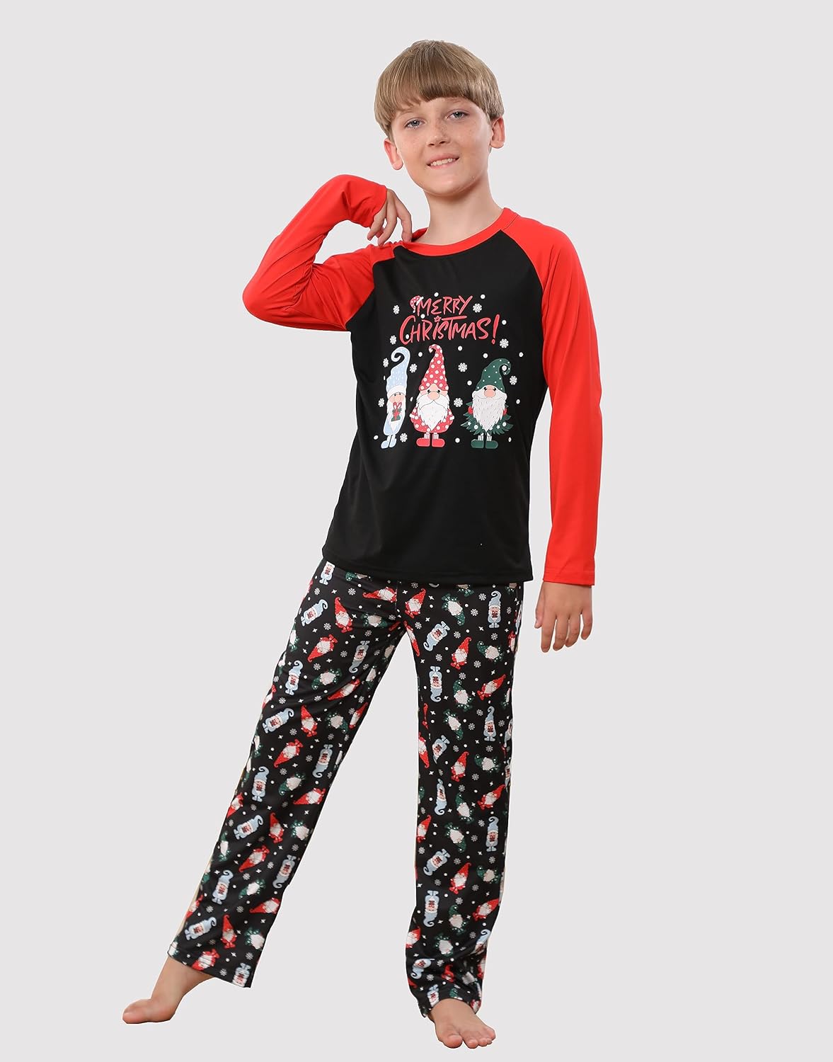 Vozanet Famliy Matching Pajama Sets With Santa Claus Patterns Christmas Sleepwear Jammies for Men Women Kids Xmas Clothes - Image 6