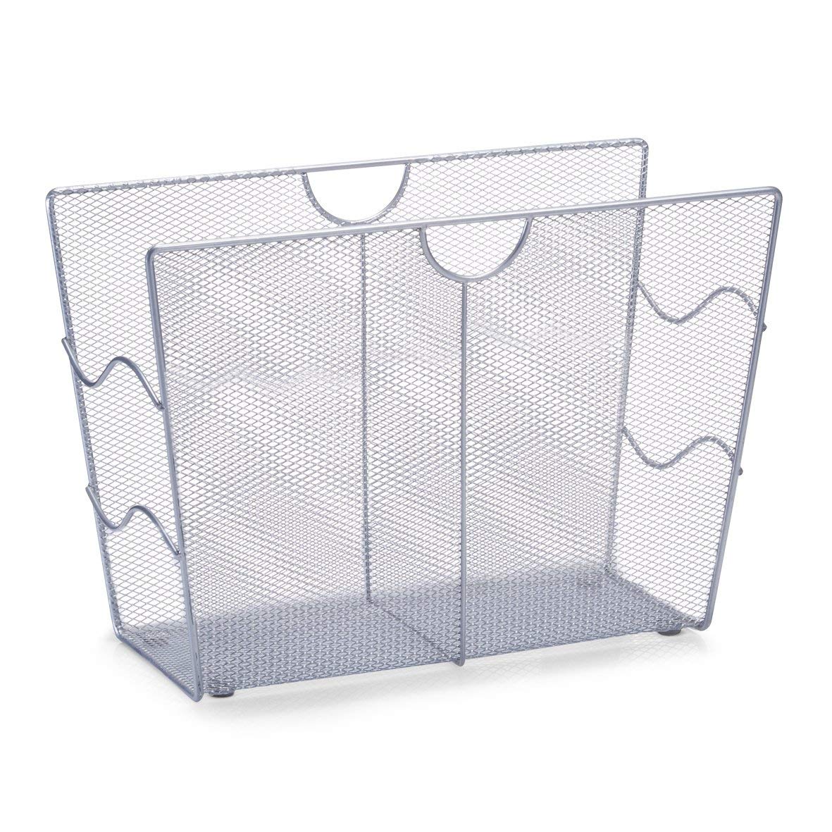 Zeller 17718 Mesh Newspaper Rack 39 x 17.5 x 27 cm