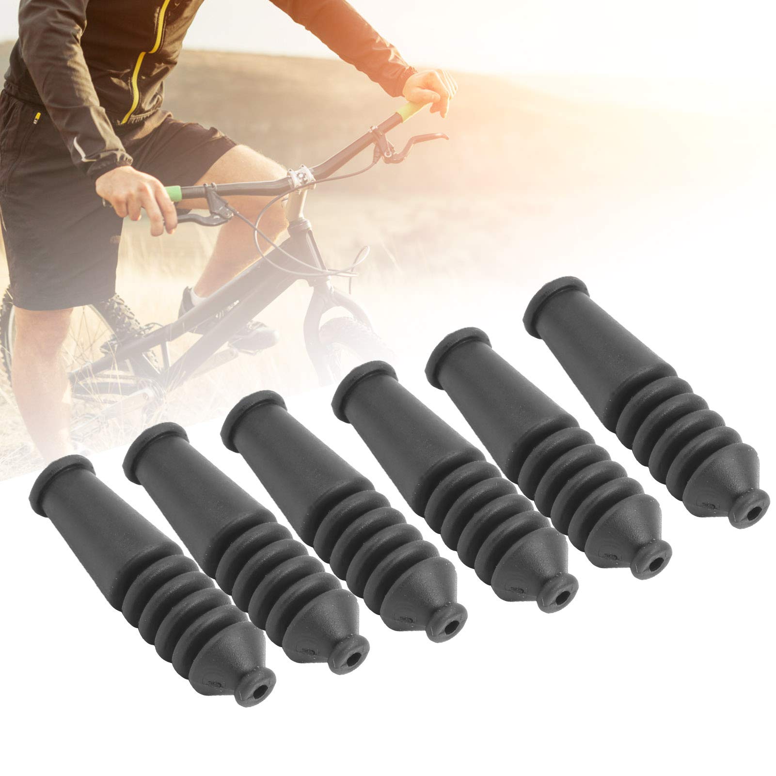 50 Manchons Anti-Poussière Pour Freins V-Brake VTT - Protection Câbles De Frein - Caoutchouc Durable