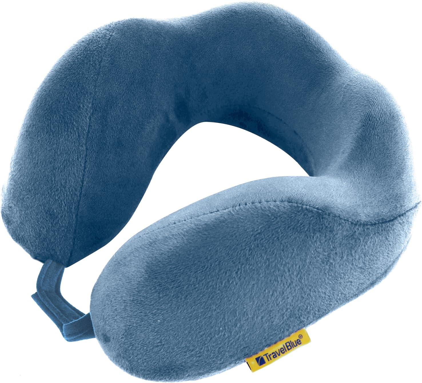 Travel Blue Wider Fit Tranquility Memory Foam Travel Pillow for Airplane Flight Pillow – Ergonomic Neck Pillow for Spinal Alignment and Comfort – High-Density Memory Foam (Blue) Travel Blue Wider Fit Tranquility Memory Foam Travel Pillow for Airplane Flight Pillow – Ergonomic Neck Pillow for Spinal Alignment and Comfort – High-Density Memory Foam (Blue)