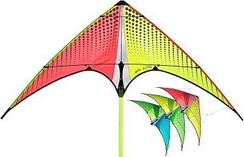 Prism Neutrino Stacker Kite - Orange/yellow