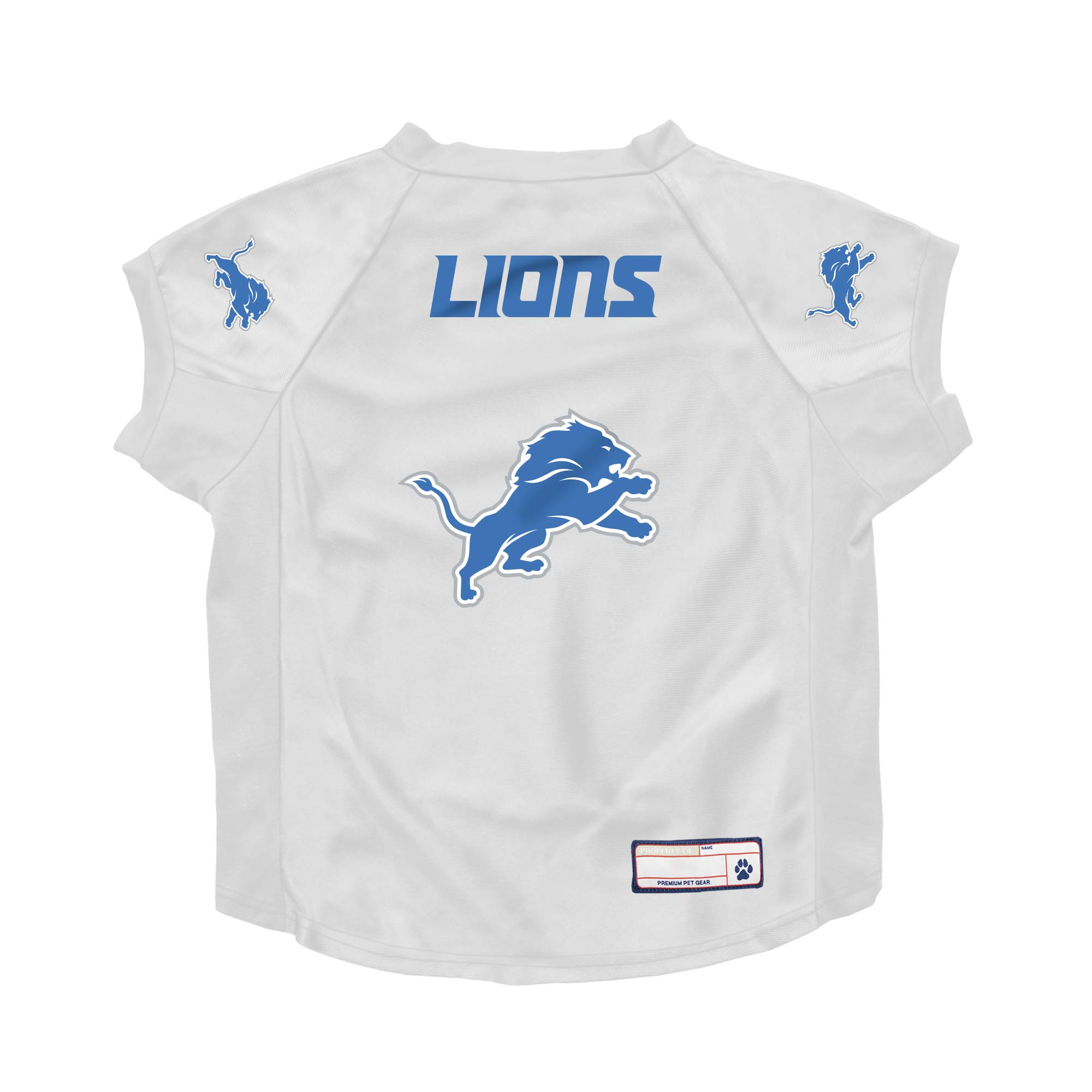 Littlearth Detroit Lions NFL Stretch Pet Jerseys for Big Dogs