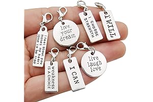 Inspiring Charms Pendant with Lobster Clasp