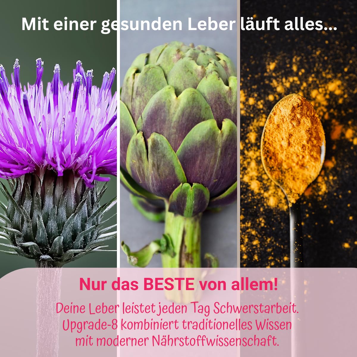 Leber-Kur für 3 Monate 180 Kapseln, 8-Fach-Komplex Mariendistel Kapseln hochdosiert mit 80% Silymarin Artischocke, Löwenzahn, Curcuma, Ingwer, Vegan & Laborgeprüft + Gratis-Geschenk
