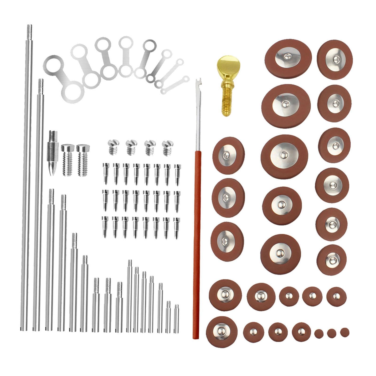 Piezas de Reparación de Saxofón Alto Herramientas de Reparación de Instrumentos de Viento de Madera Herramientas de Bricolaje Resistentes