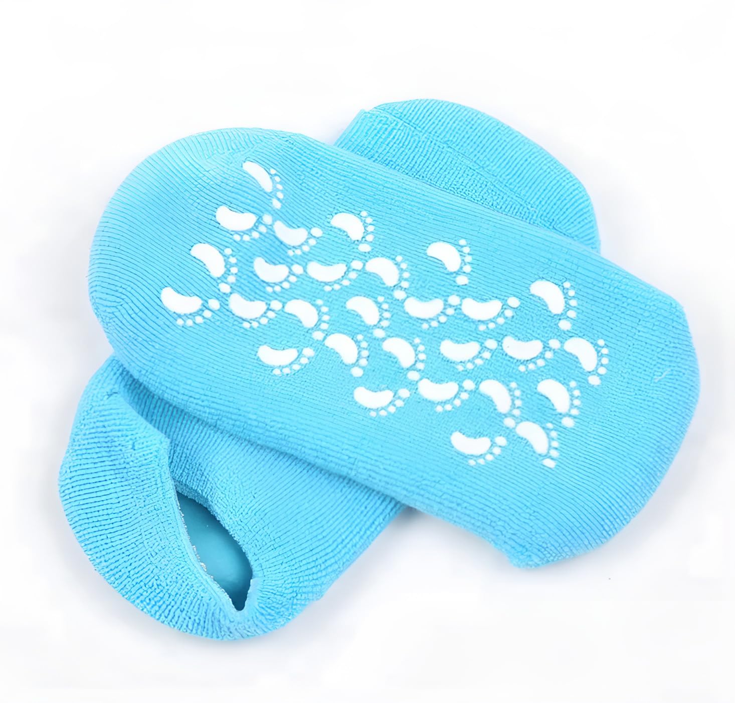 Silicone Socks for Women, Crack Heel Repair Socks, Spa Gel Socks for Women, Silicon Socks, Silicone Socks for Men, Foot Hydration Socks Vitamin E-Multicolour (Blue)-image-41
