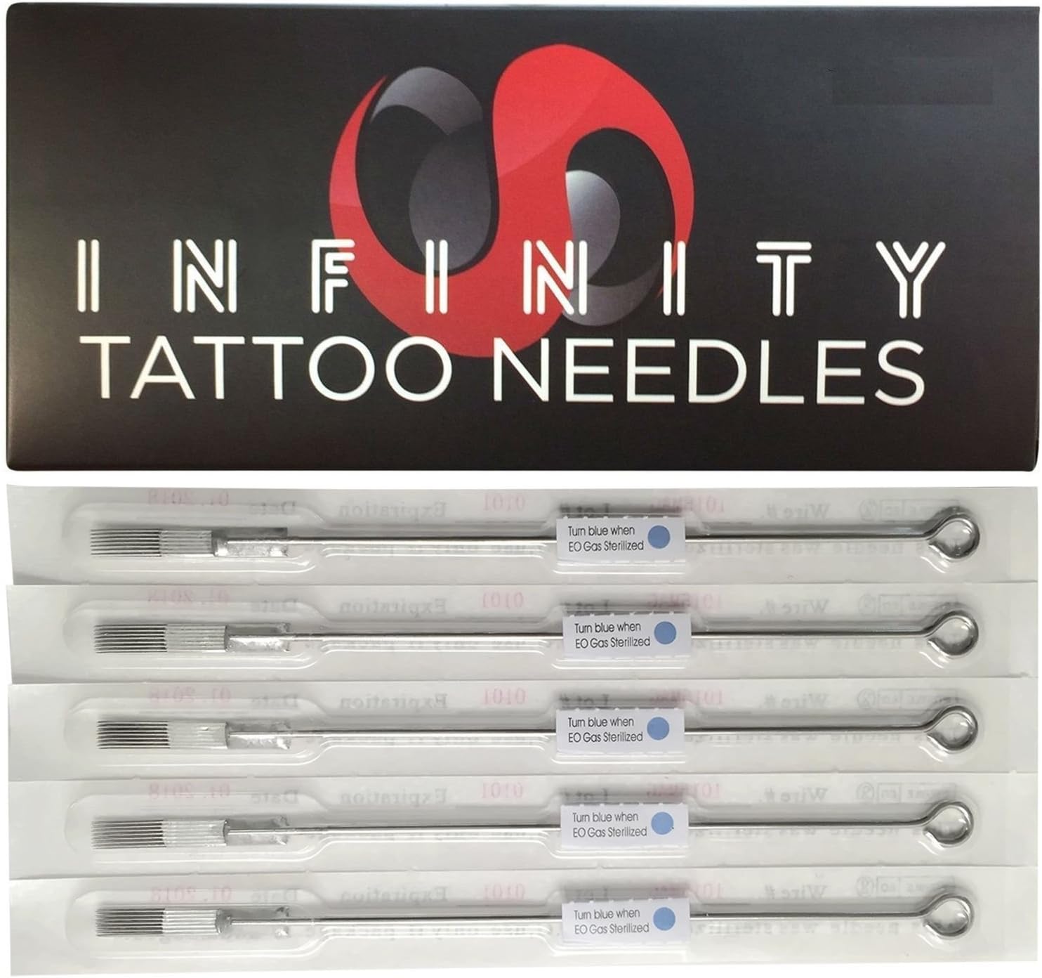 Infinity - Shading Tattoo Needles - 50 pcs - Disposable & Sterile - 7M Magnum Shader