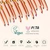 OULAC Matte Brown Lip Liner, Waterproof Lipliner Pencil Lasts 24H +, Highly Pigmented, Smooth and Smudge-proof Formula, Contour Your Lips, Vegan (03) Teddy