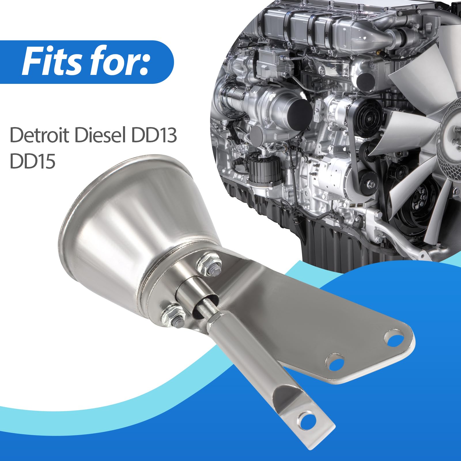 Amazon.com: Turbocharger Wastegate Actuator with Heat Shield Fits 