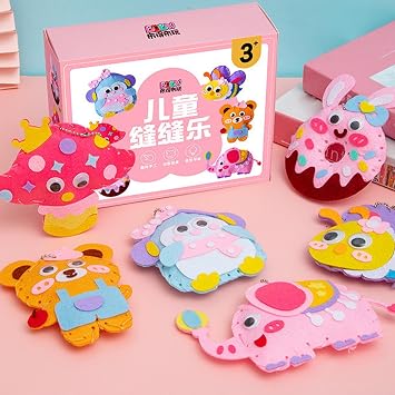 Beginner Sewing , Craft Supply Set, DIY Art Project - Safety Sc