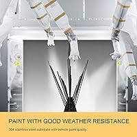 Vista 3 de OFFO Púas de pájaro negro premontadas para palomas y pájaros, cubre 10 pies de largo con acero inoxidable para valla de techo, buzón de ventana