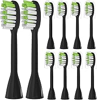Vista 1 de Toothbrush Replacement Heads Compatible with Philips One Series Sonicare Rechargeable Toothbrush HY1200/06 BD1003/AZ, 10 Pack Replacement Heads