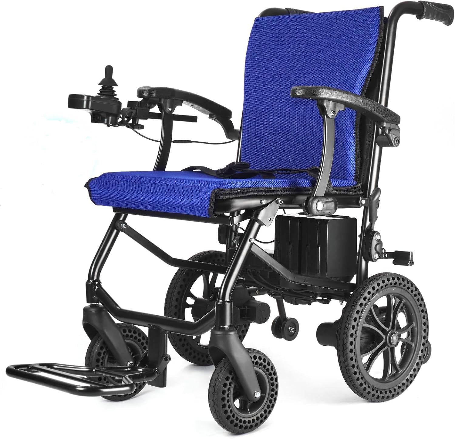 25 Miles Lightweight Electric Wheelchairs for Adults 30 Lbs
