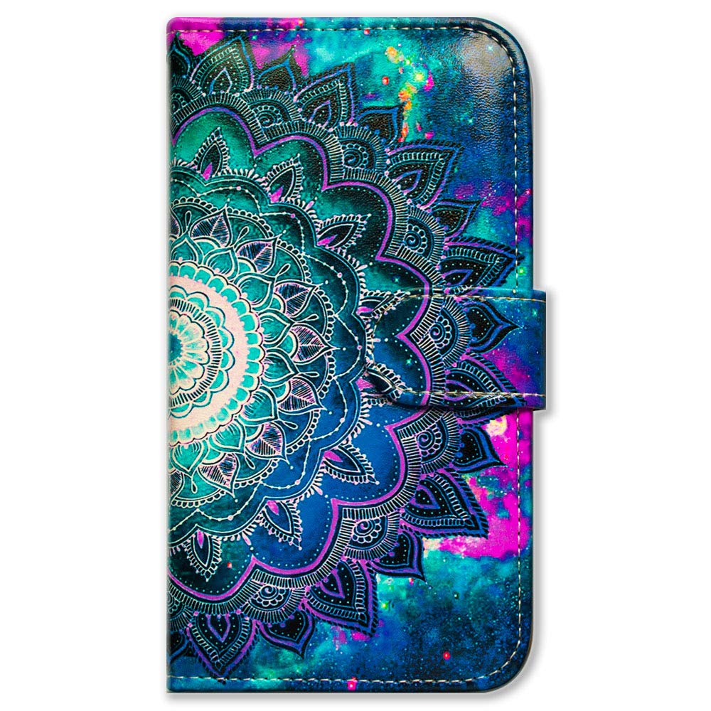 TEYYOS – Étui Folio Portefeuille Cuir Pour Motorola Moto G14 – Motif Arbre Et Chat 3D – Housse Avec Cartes Et Billet – Rouge
