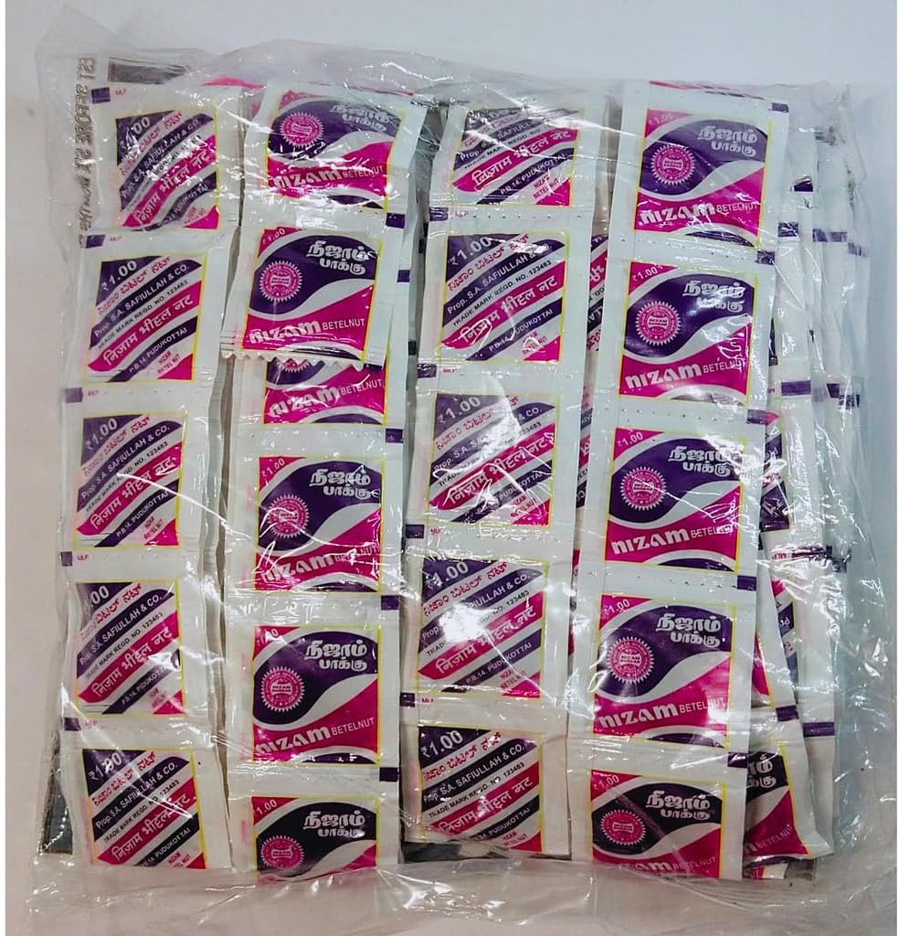 Nizam Pakku|Mouth Freshner 250 Packets - (Pack Of 1) - 490 Gram
