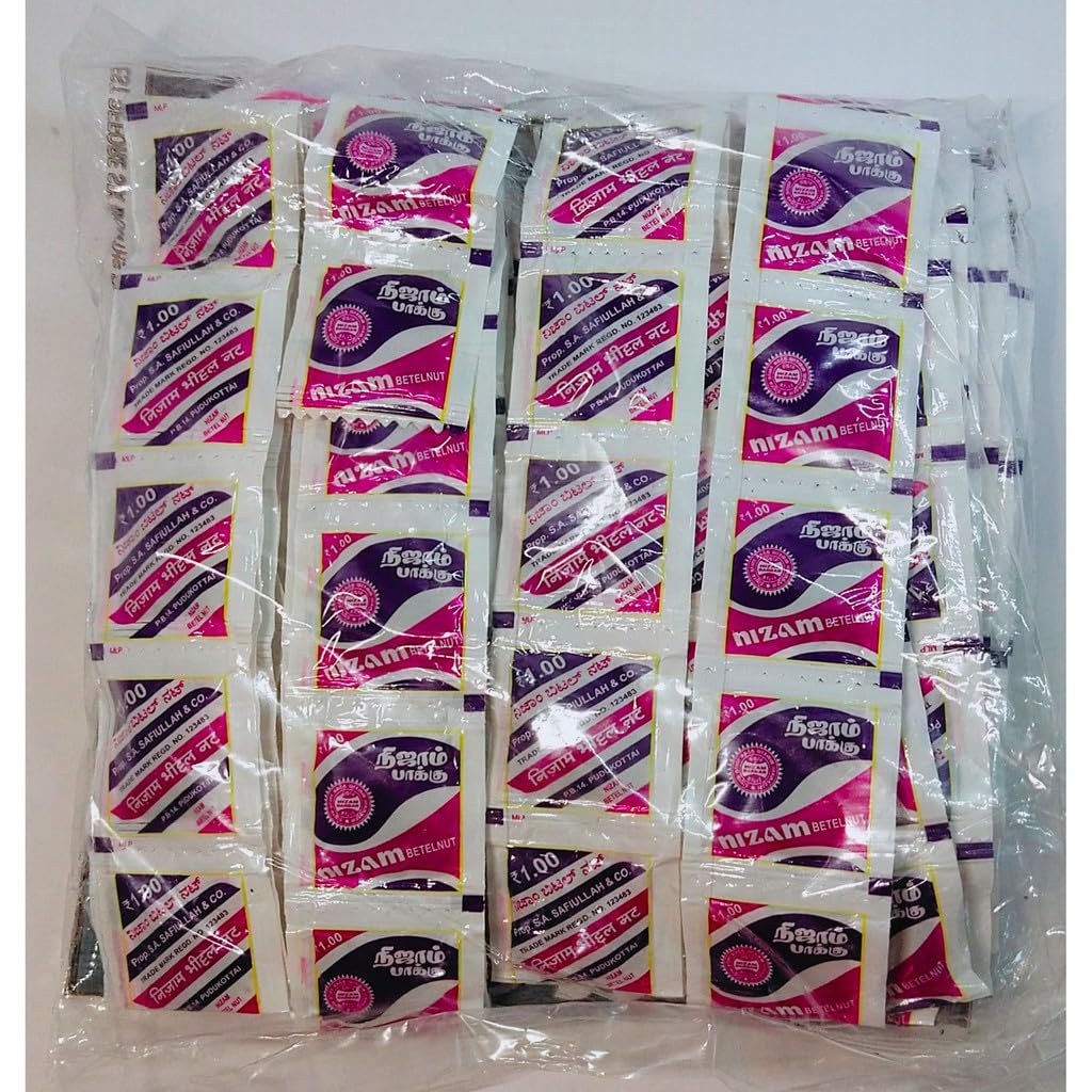 Nizam Pakku|Mouth Freshner 250 Packets - (Pack Of 1) - 490 Gram