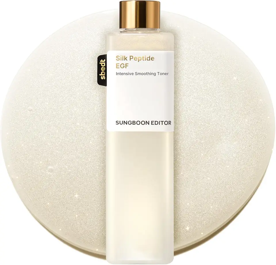 SUNGBOON EDITOR Silk Peptide EGF Facial Toner with Copper Peptides for Sensitive Skin