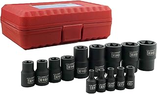 14 pc Torx Star Bit Female E Socket Set Automotive Shop Tools External E4-E24