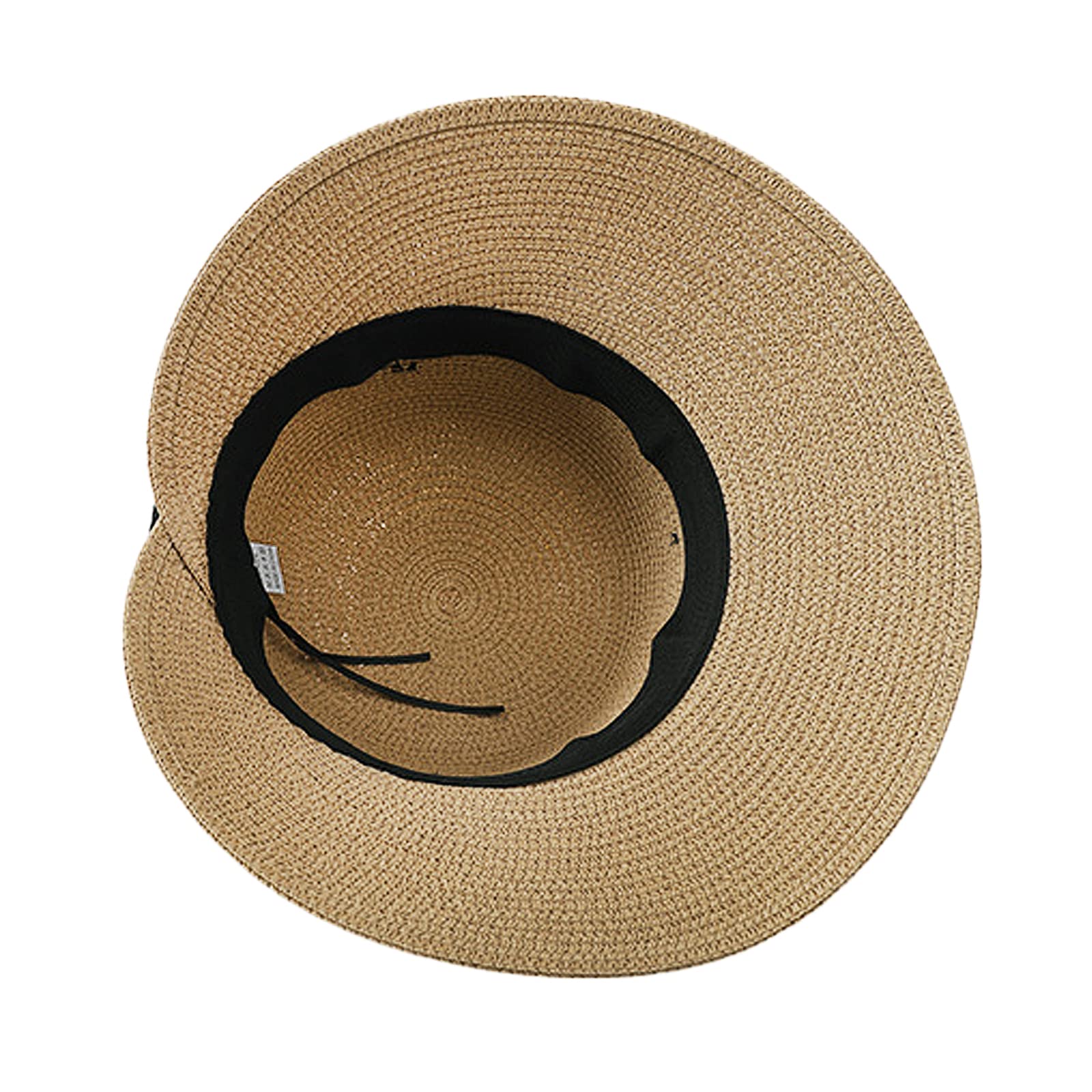 Casquette Visière Femme en Paille Chapeau de Paille pour Femme Visière en Paille Femme Casquette Eté Respirant Anti UV Casquette Visière Plage Voyage Sport en Plein Air