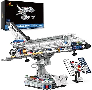 Space Shuttle Building Sets for Adult, Airplane Spaceship Space Toys for Kids Teens, Gifts for adults Boys Girls 8 9 10 11 12 13 14+, Collectible Display Model with Adjustable Stand 70122