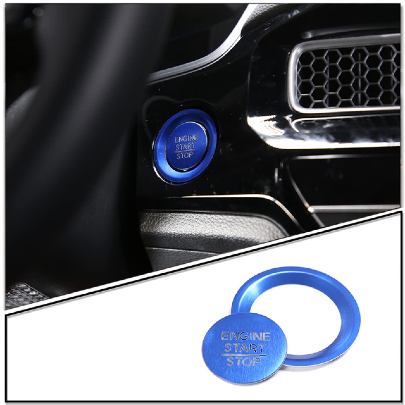 pour Honda Civic 11e 2022, Bouton d'arrêt de démarrage du Moteur Autocollant clé Accessoires Voiture Style Interrupteur décoration