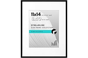 Americanflat 11 x 14 Picture Frame for Wall Display in Black
