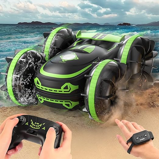 Arulis Amphibious Remote Control Car for Boys 312, 360