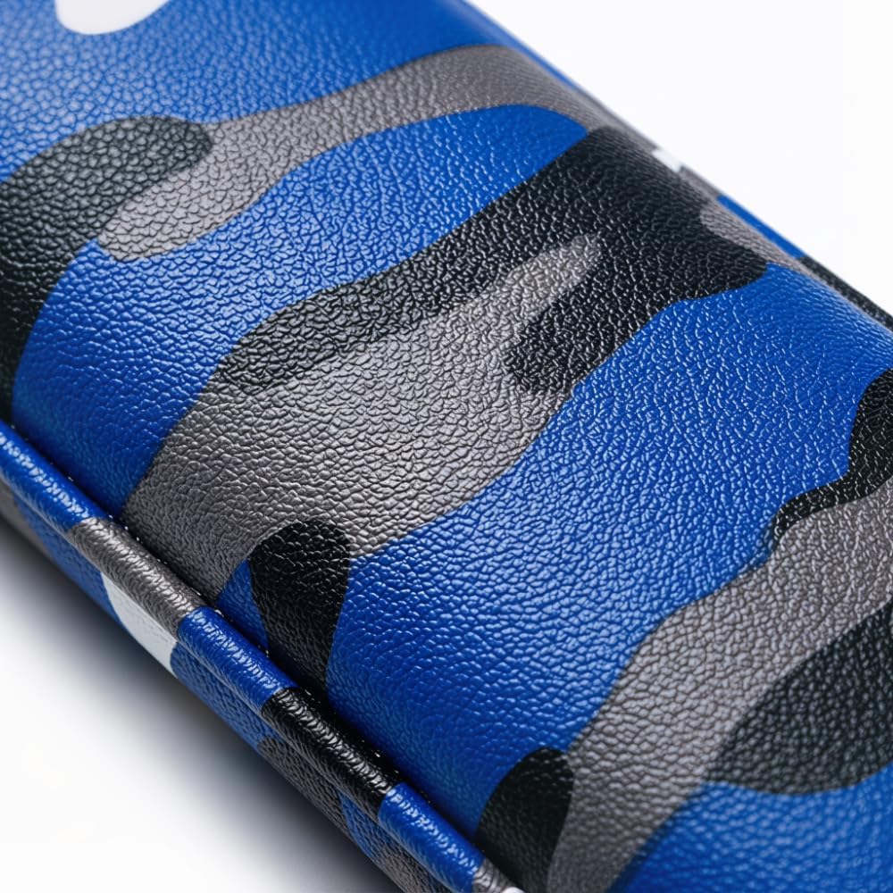 Golf Alignment Stick Cover, Water Proof PU Padded Sleeve with Plush Lining, 36x7 cm Rod Protective Holder Case for Golf Swing Practice Accessories