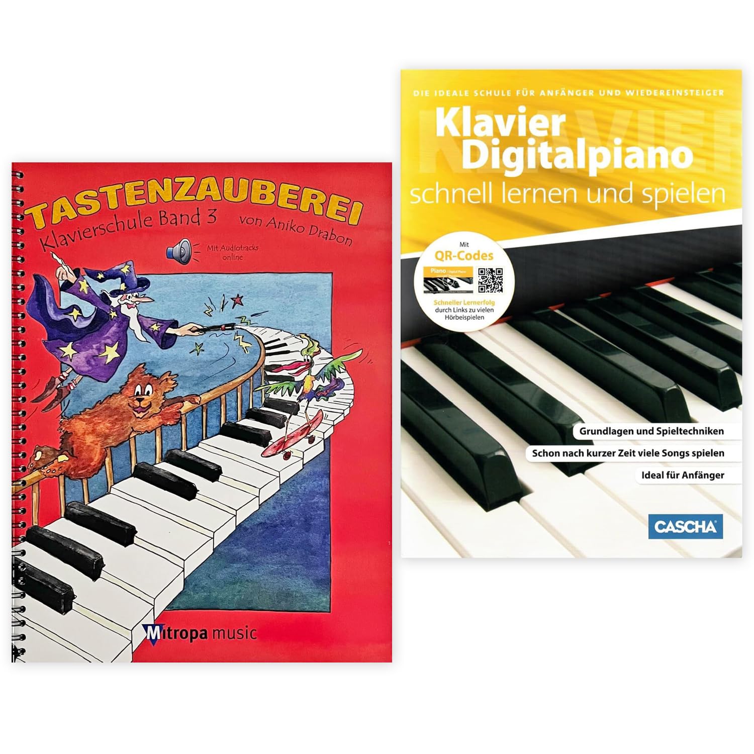 Tastenzauberei Band 3 - Schule für Einzel- und Gruppenunterricht in deutscher Sprache - Klavierschule von Aniko Drabo - Mit download