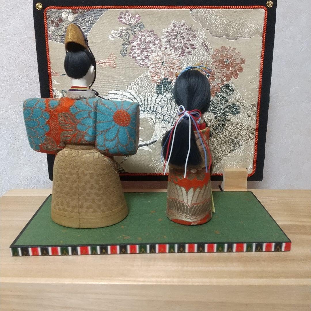 雛人形 立ち雛 お雛様 古布 縮緬 立ち 雛人形