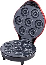 Chusui Mini máquina de fazer rosquinhas para café da manhã, lanches, sobremesas. Superfície antiaderente da máquina de fazer rosquinhas, faz 7 rosquinhas EU Plug 1200W CL