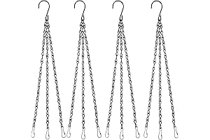 4PCS Hanging Plant Chains for Durability in Outdoor Conditions
