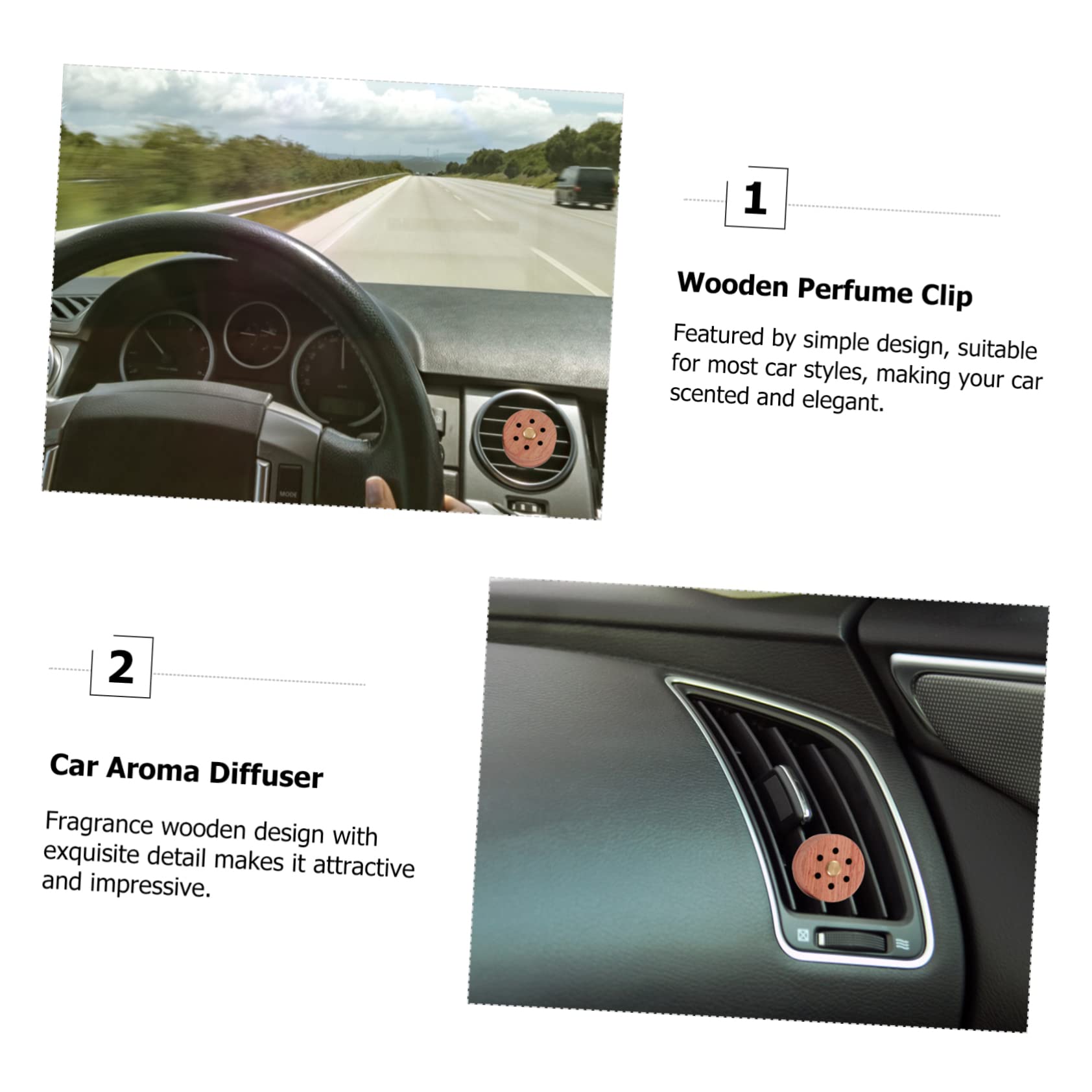 Baluue 2stücke Auto Duft Diffusor Essential Oil Diffuser Für Auto-innenraum Dekorativ Und Langlebig Für Schlafzimmer Und Sorgt Für Angenehme Raumerfrischung