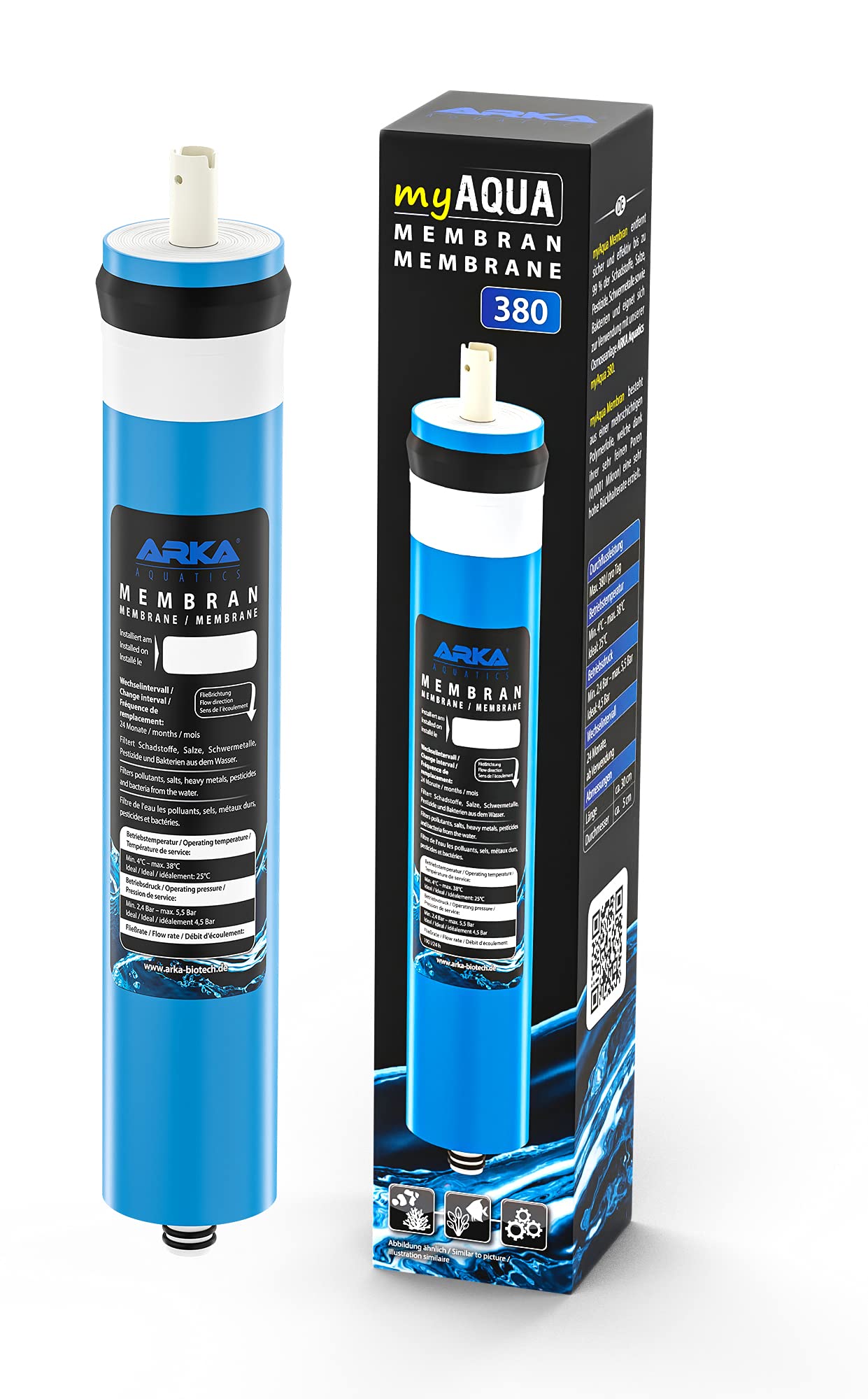 RO Membrane 380 L/Day - Replacement for myAqua Reverse Osmosis