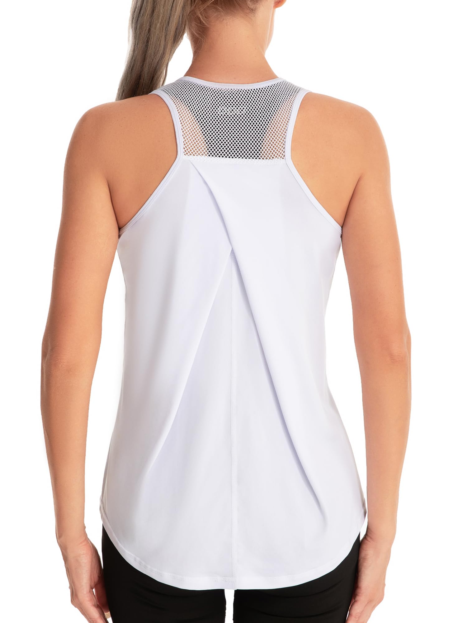 Dawnrole Damen Sport Tank Top Ärmelloses Leichte Fitness Top Yoga Oberteile
