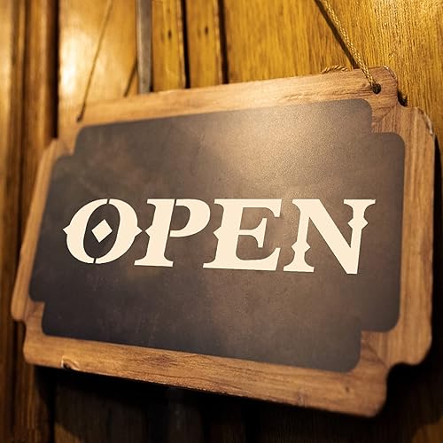 Miniatura 10 de Plantillas de letras y números de 2 pulgadas, 38 plantillas de manualidades del alfabeto, plantillas de dibujo de plástico reutilizables para pintar